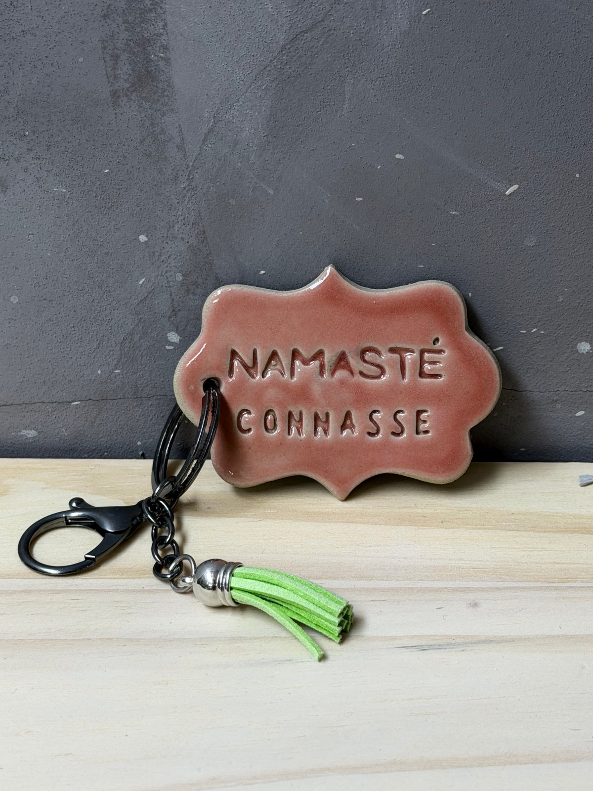 Porte-clé Namasté Connasse