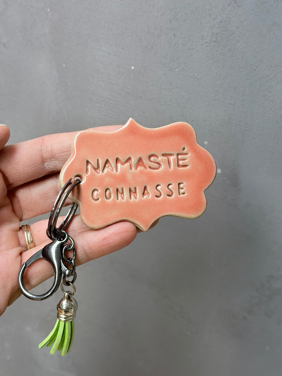 Porte-clé Namasté Connasse