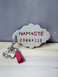 Porte-clé Namasté Connasse