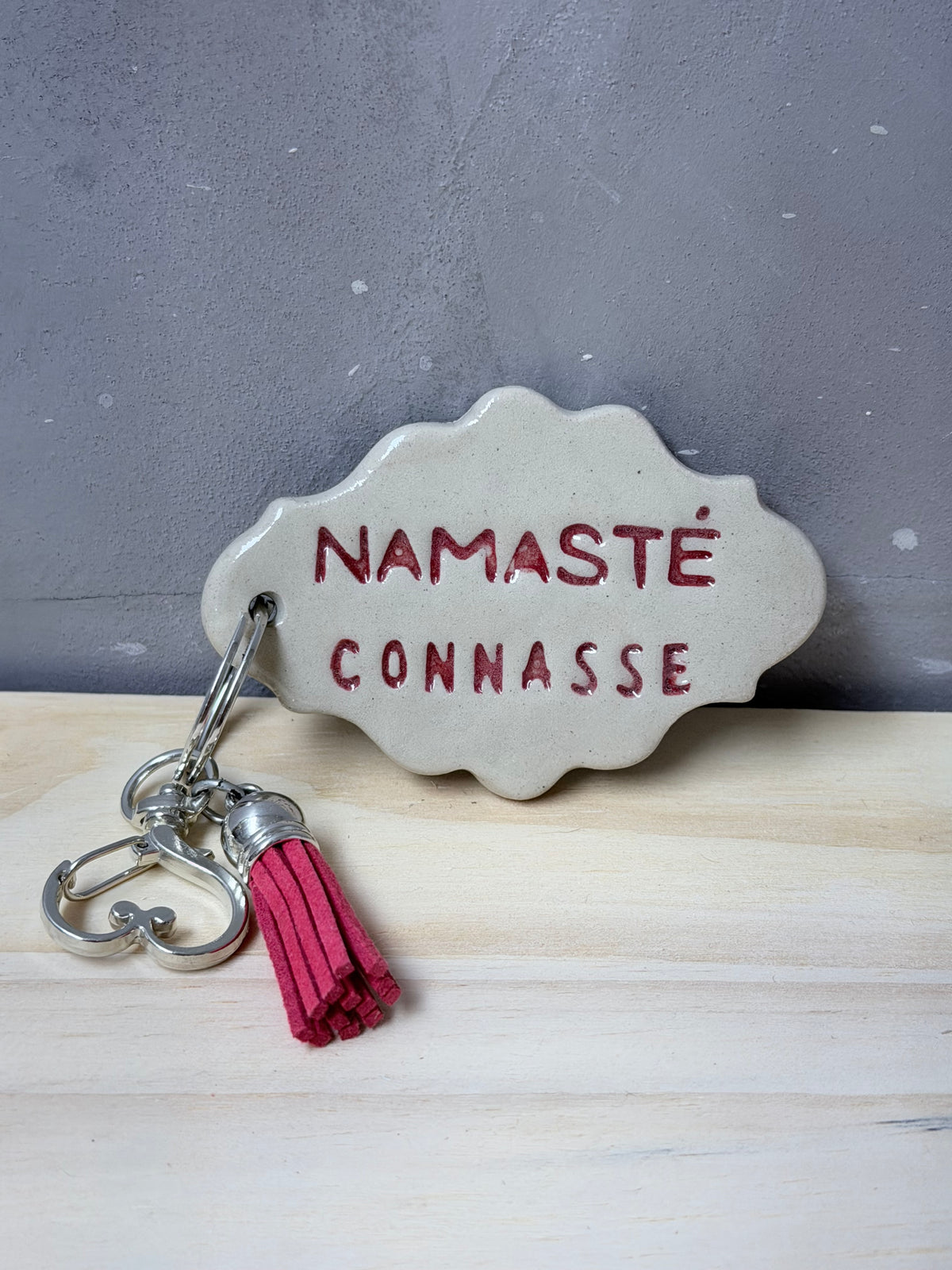 Porte-clé Namasté Connasse