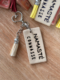 Porte-clé Namasté Connasse