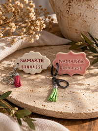 Porte-clé Namasté Connasse