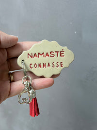 Porte-clé Namasté Connasse