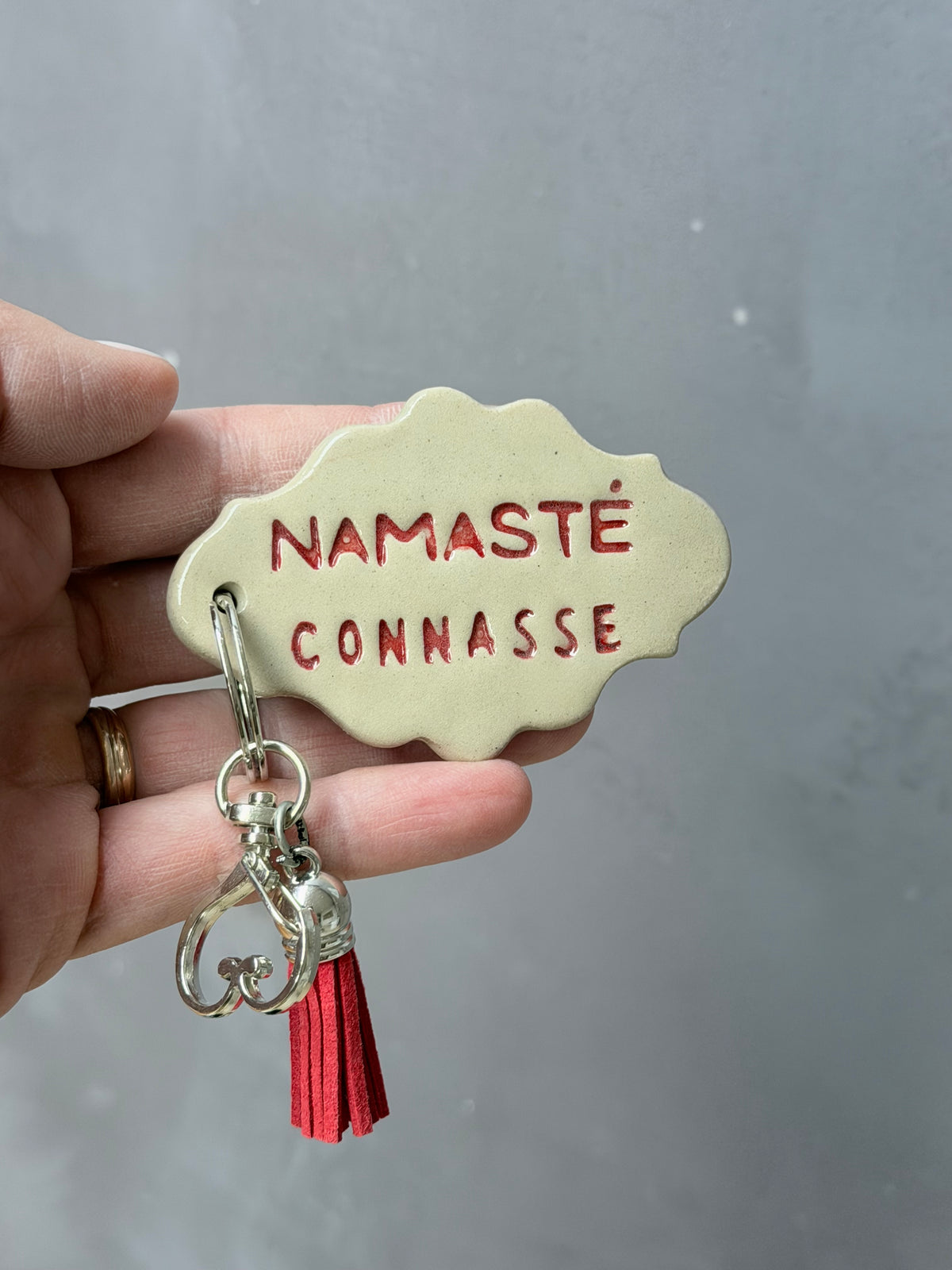 Porte-clé Namasté Connasse