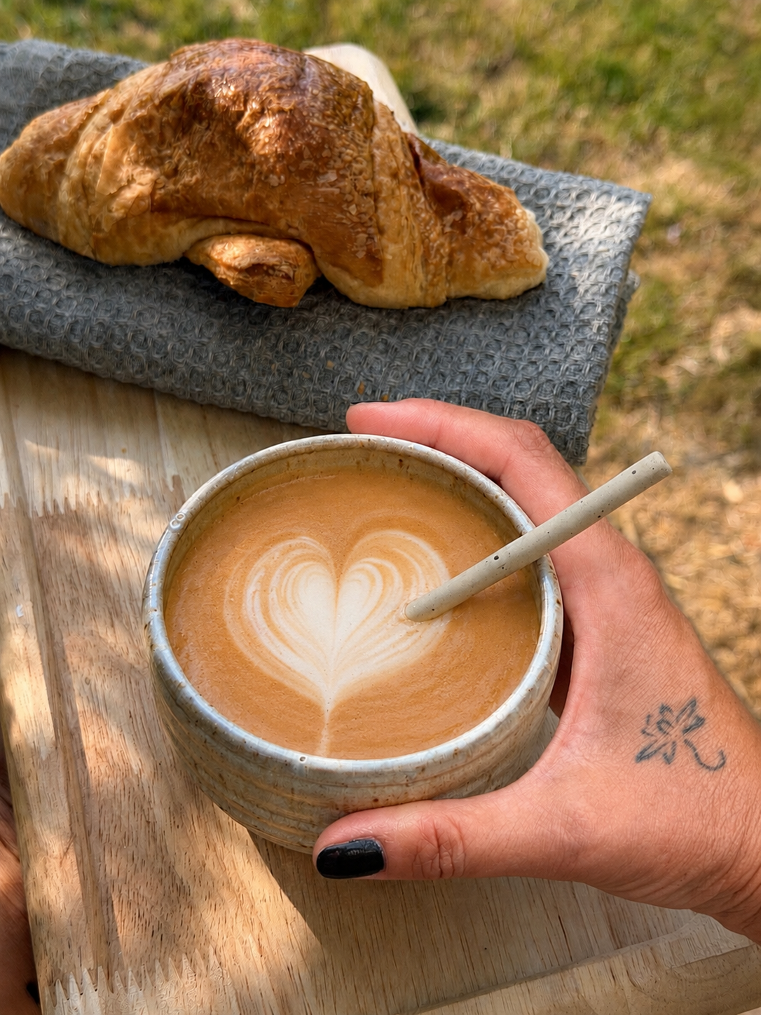 bol à cappuccino en grès