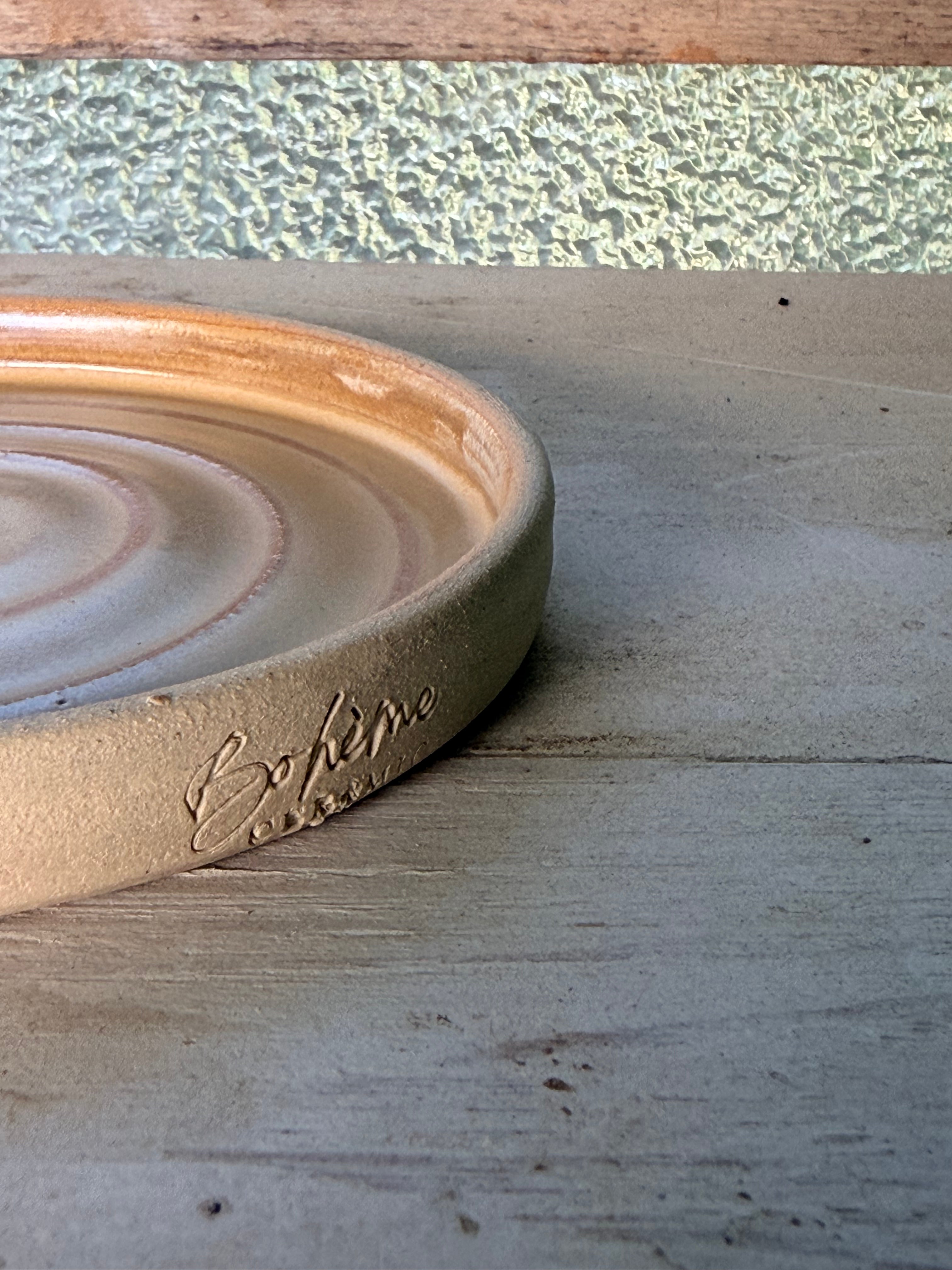 Sous-tasse en grès