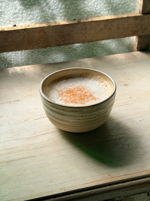 bol à cappuccino en grès